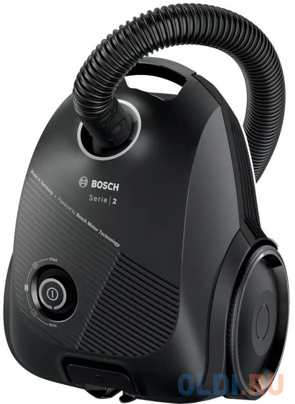 Пылесос Bosch Serie 2 BGBS2BA1P 600Вт черный