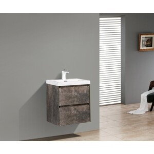 Тумба с раковиной BelBagno Pietra 50 stone (PIETRA MINI-500-2C-SO-PT, BB-500-PM-LVB) в Москвe