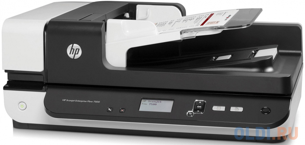 Сканер HP ScanJet Enterprise Flow 7500  L2725B планшетный, А4, ADF 100 листов,  50 стр/мин, 600dpi, 24bit, USB