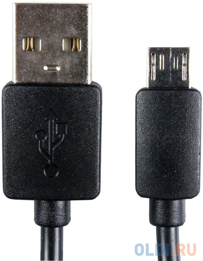 Автомобильное зарядное устройство Partner 1A USB microUSB черный ПР023771