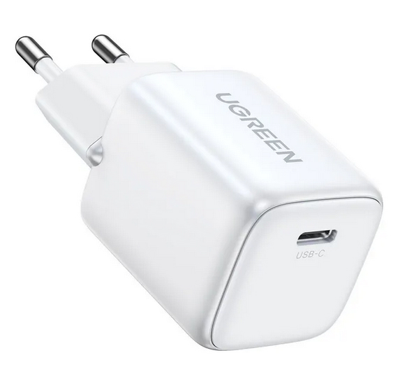 Зарядное устройство Ugreen CD318 Nexode Mini USB-C 20W PD White 15324