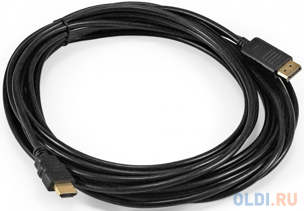 Кабель DisplayPort-HDMI ExeGate EX-CC-DP-HDMI-10.0 (20M/19M, 10м, экран)