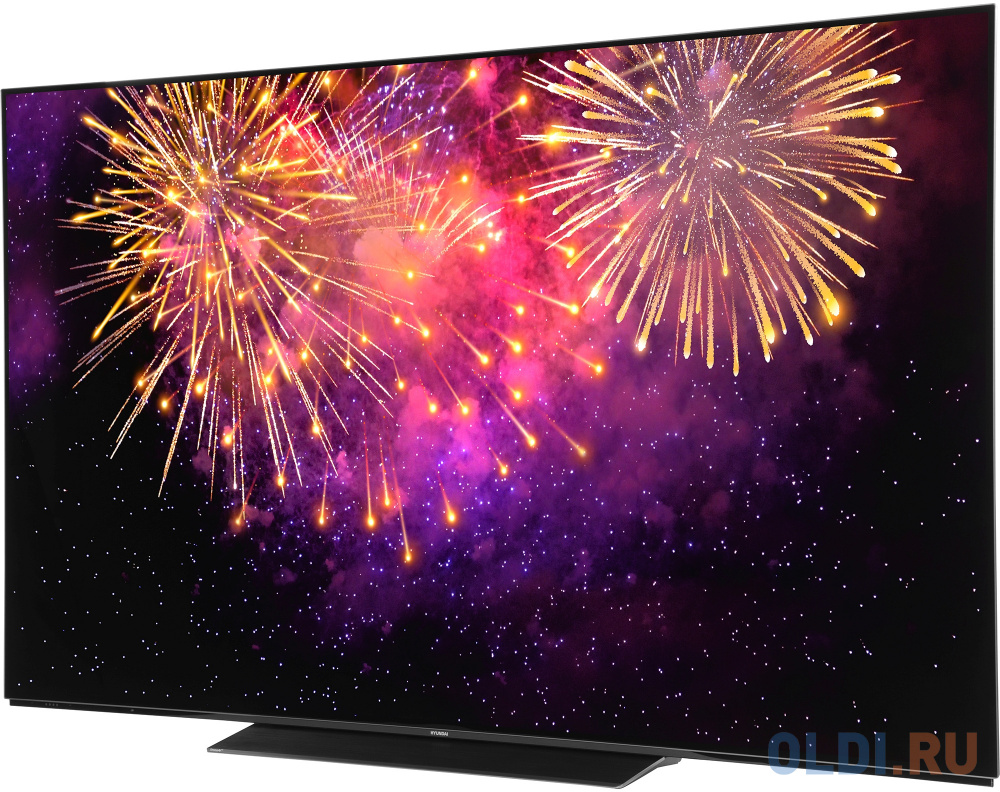 Телевизор OLED Hyundai 65" H-LED65OBU7700 Android TV Frameless черный/черный 4K Ultra HD 120Hz DVB-T DVB-T2 DVB-C DVB-S DVB-S2 USB WiFi Smart TV