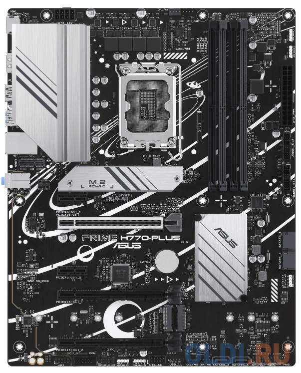 ASUS PRIME H770-PLUS, LGA1700, H770, 4*DDR5, HDMI+DP, 4xSATA3 + RAID, M2, Audio, Gb LAN, USB 3.2, USB 2.0, ATX; 90MB1EE0-M0EAY0