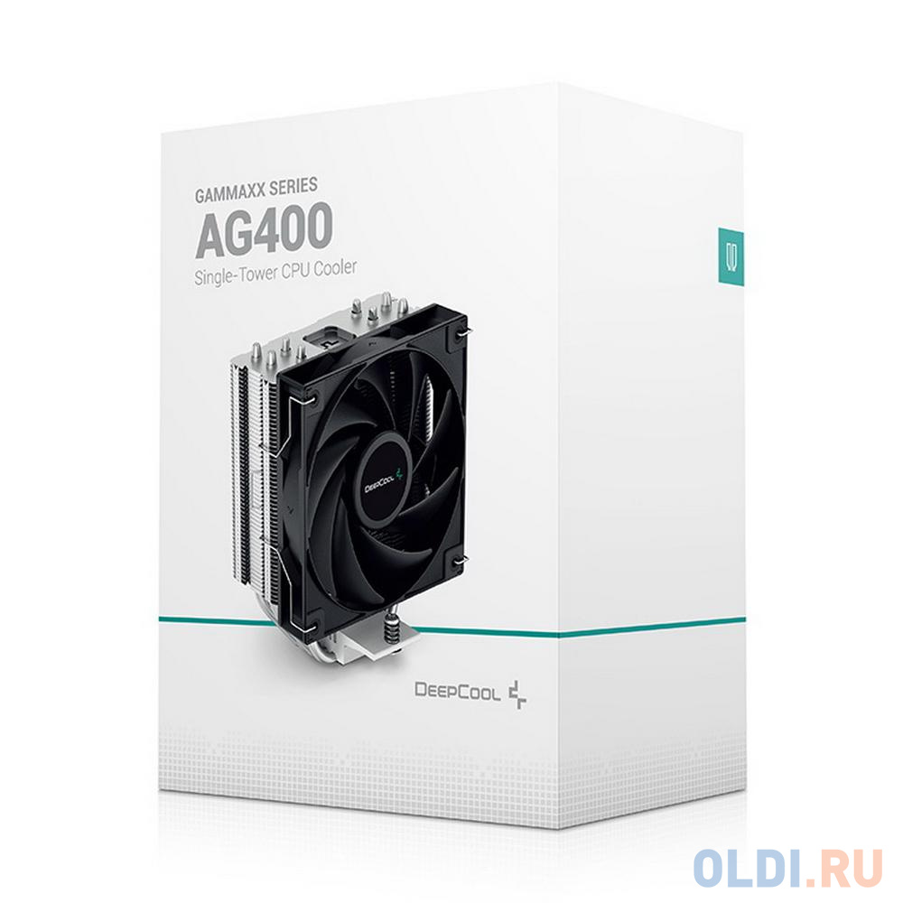 AG400 for IntelLGA1700/1200/1151/1150/1155, for AMD- AM5/AM4 (727590) (R-AG400-BKNNMN-G-1) {18} в Москвe