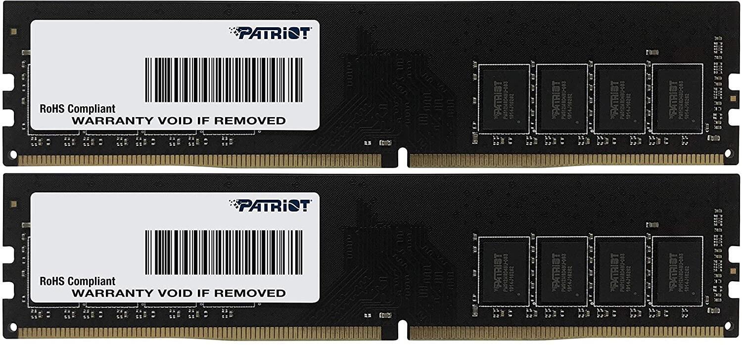 Комплект памяти DDR4 DIMM 32Gb (2x16Gb), 3200MHz, CL22, 1.2 В, Patriot Memory, Signature Line (PSD432G3200K)