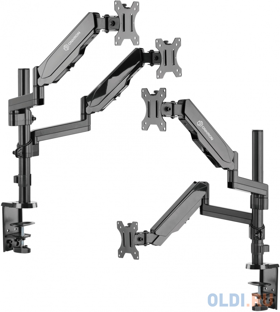 Кронштейн для мониторов Onkron G140 черный 13"-32" макс.16кг настольный поворот и наклон верт.перемещ.