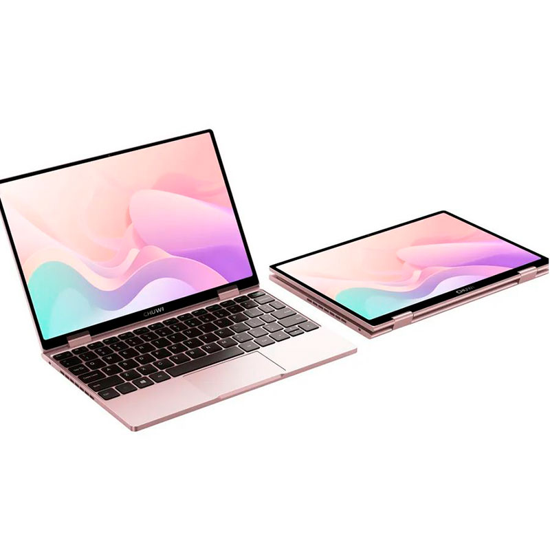 Ноутбук Chuwi Minibook X 10.5 Pink (Intel Celeron N100 0.8GHz/12288Mb/512Gb SSD/Intel UHD Graphics/Wi-Fi/Bluetooth/Cam/10.8/2560x1600/Windows 11 Home 64-bit)