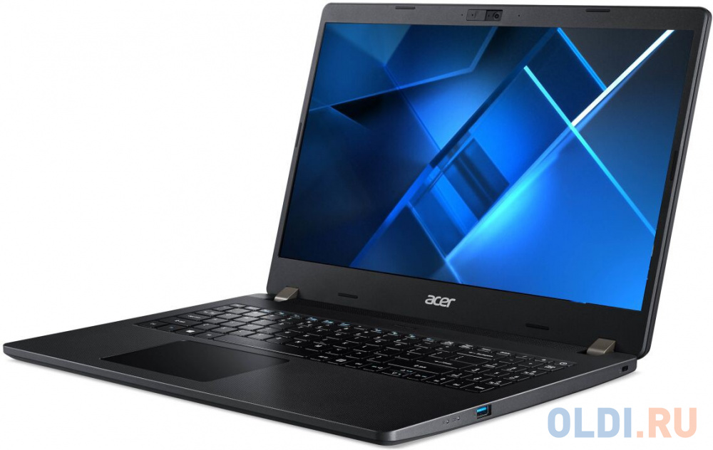 Ноутбук Acer TravelMate P2 TMP215-53-391C Core i3 1115G4 8Gb SSD256Gb Intel UHD Graphics 15.6" IPS FHD (1920x1080)/ENGKBD noOS black WiFi BT Cam