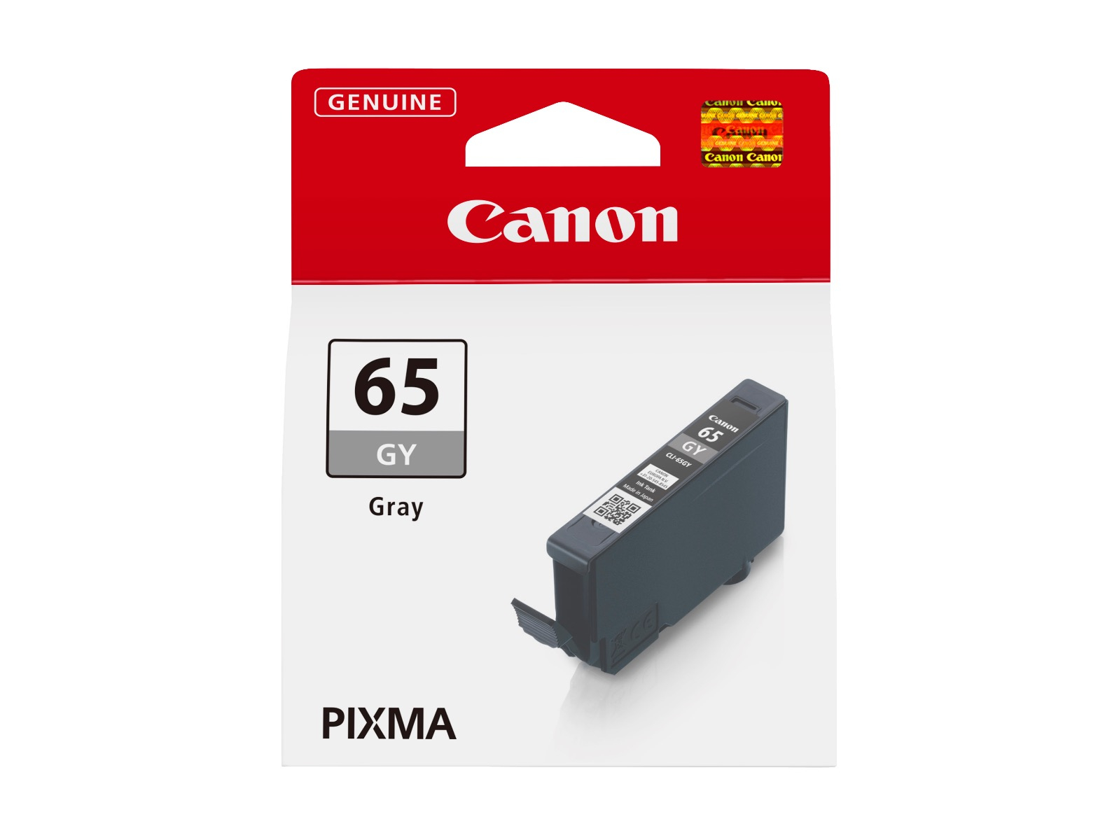Картридж струйный Canon CLI-65 GY (4219C001), серый, оригинальный, объем 12.6мл, для imagePROGRAF PRO-200