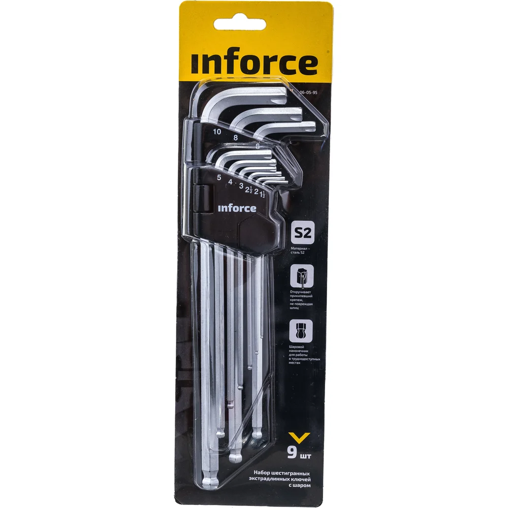 Набор шестигранных ключей Inforce