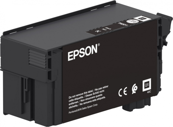 Картридж струйный Epson T40D1 (C13T40D140), черный, оригинальный, объем 80мл, для SC-T3100/SC-T3100N/SC-T5100/SC-T5100N