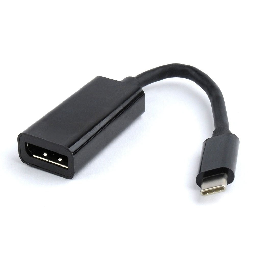 Переходник (адаптер) USB 2.0 Type-C(M)-DisplayPort(20M), 15 см, черный Cablexpert