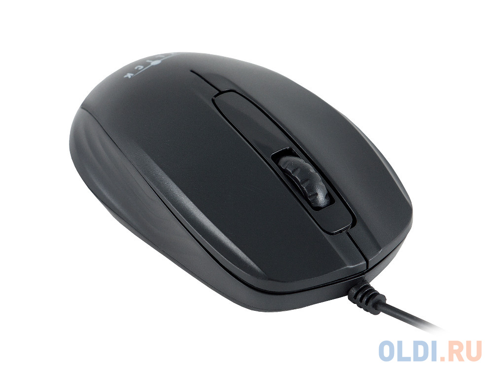 Мышь Oklick 195M black optical (800dpi) USB (2but)