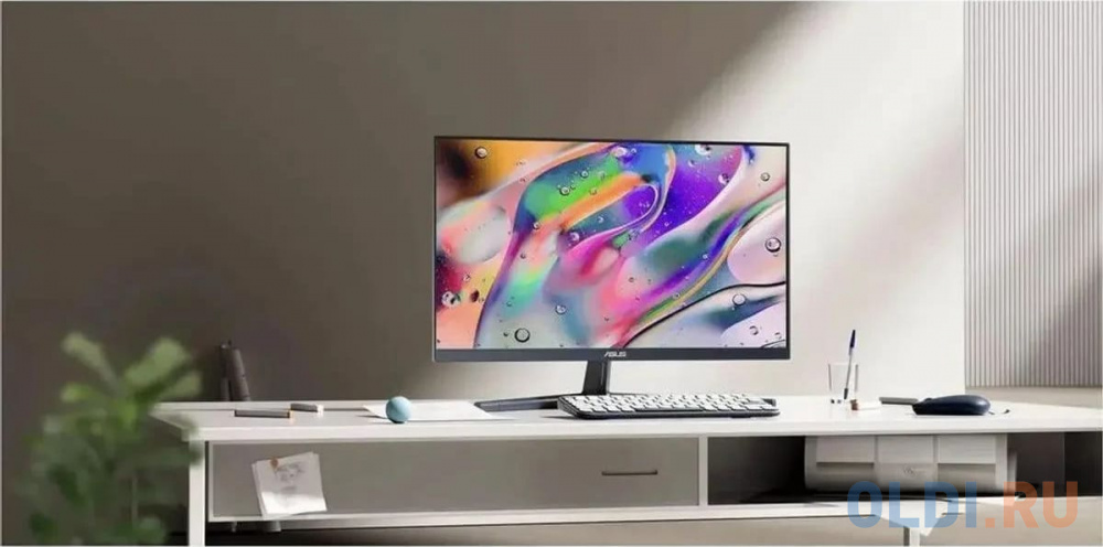 Монитор Asus 23.8" VU249CFE-B черный IPS LED 1ms 16:9 HDMI матовая HAS 1300:1 250cd 178гр/178гр 1920x1080 100Hz FHD USB 4кг в Москвe