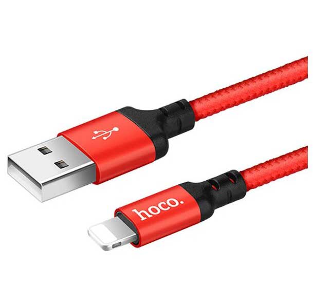 Кабель Hoco Times Speed X14i USB - Lightning 2M Red-Black