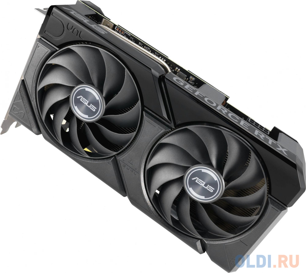 Видеокарта Asus PCI-E 4.0 DUAL-RTX4060TI-O16G-EVO NVIDIA GeForce RTX 4060TI 16Gb 128bit GDDR6 2595/18000 HDMIx1 DPx3 HDCP Ret