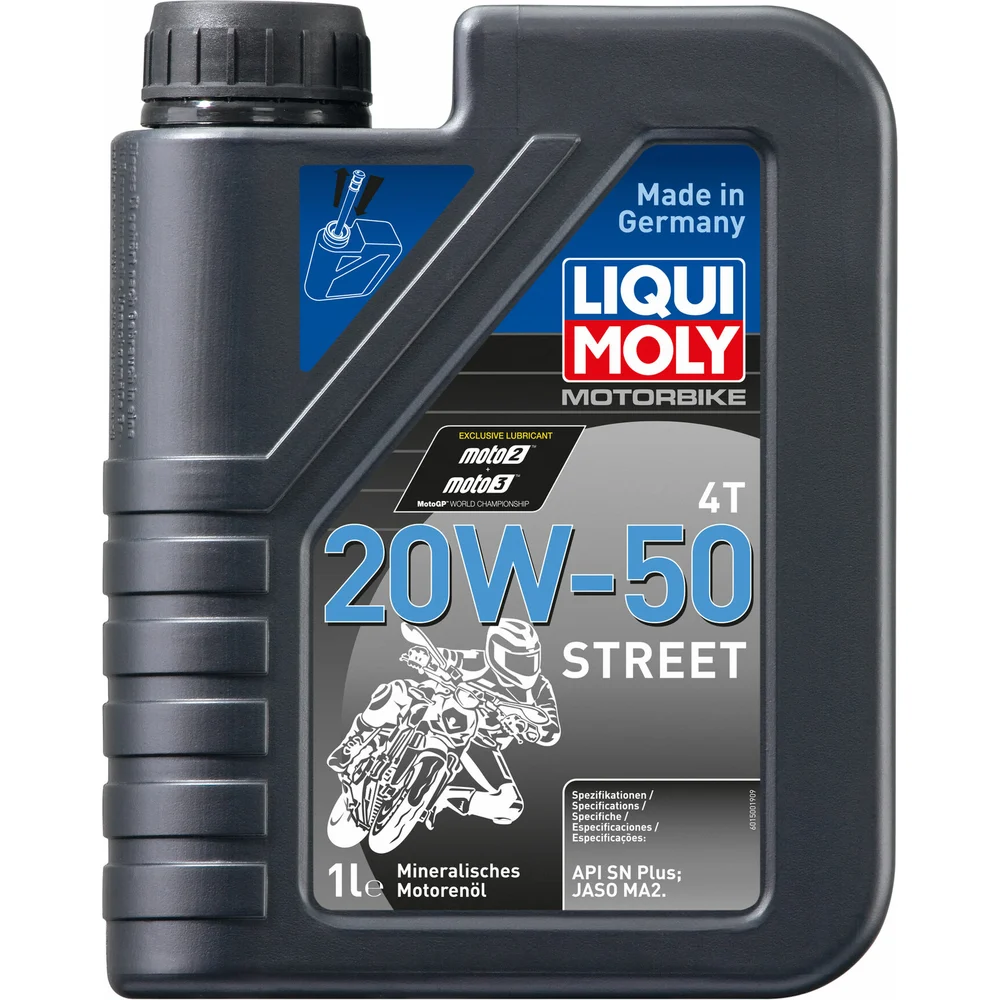 Минеральное моторное масло для 4-тактных мотоциклов LIQUI MOLY