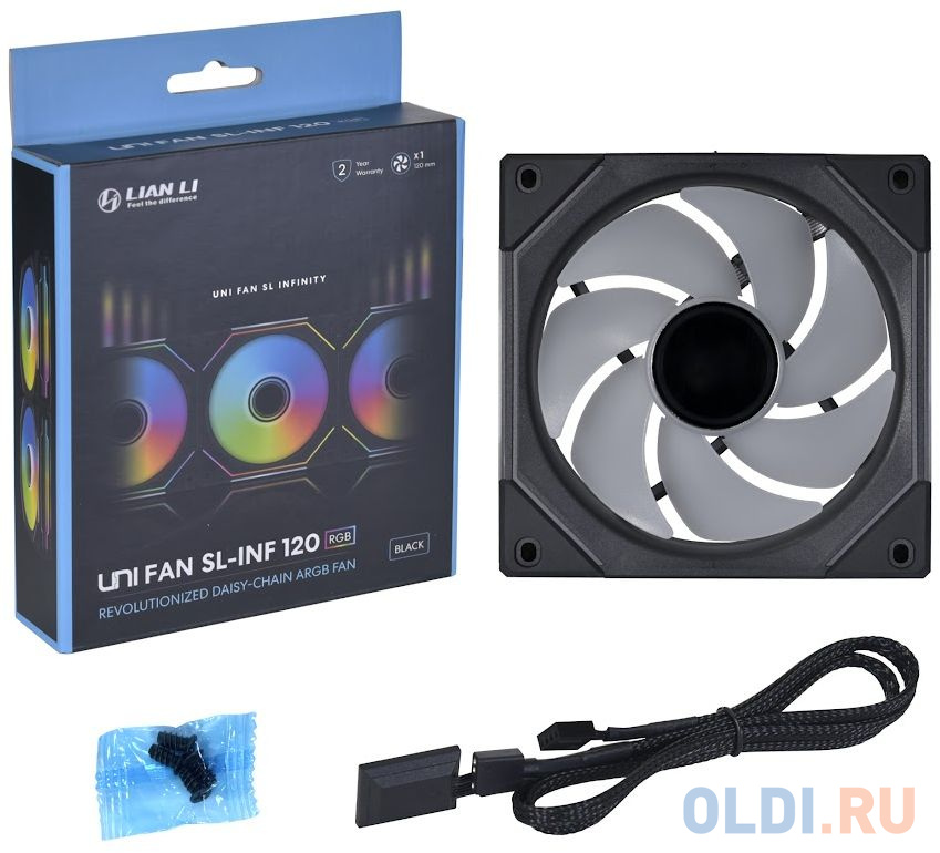 Вентилятор Lian-Li UNI FAN IN 120 Single Black LED Ret