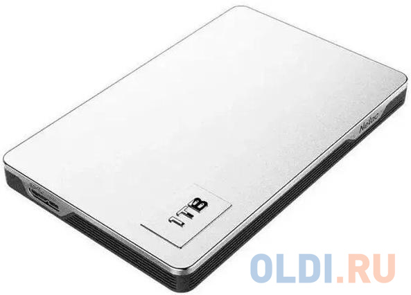 Внешний жесткий диск 2.5" 1 Tb USB 3.0 Netac NT05K338N-001T-30SL серебристый