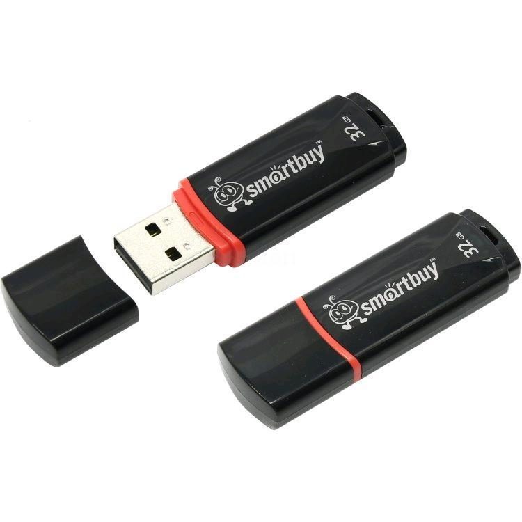 Флешка SmartBuy Crown USB 32GB Black (SB32GBCRW-K)