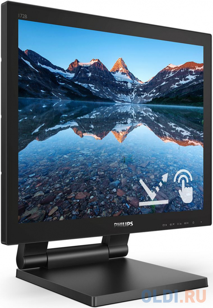 Монитор жидкокристаллический PHILIPS Монитор LCD 17'' [5:4] 1280х1024(SXGA) TN, nonGLARE, 250cd/m2, H170°/V160°, 1000:1, 50M:1, 16.7M, 1ms,