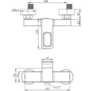 Смеситель для душа G.lauf GOR (GOR5-A058)