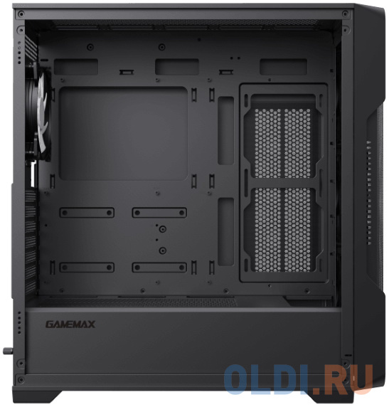 Корпус E-ATX GameMax SIEGE BK Без БП чёрный в Москвe