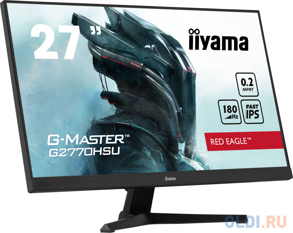 Монитор LCD 27'' 16:9 1920х1080(FHD) IPS, 240 Hz, 300 cd/m2, H178°/V178°, 1000:1, 80M:1, 16.7M, 0,1 ms, HDMI, DP, USB-Hub, Tilt, Speakers, 3 в Москвe