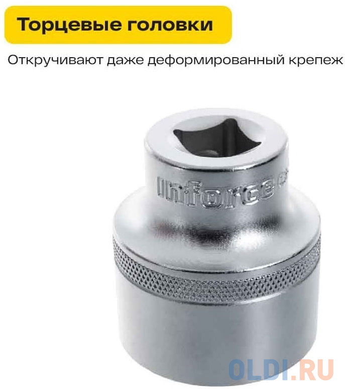 Inforce Набор инструментов 120 предметов 1/2" & 3/8" & 1/4" 06-07-20