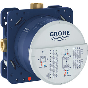Термостат для ванны Grohe Grohtherm SmartControl встраиваемый, хром, с механизмом (24076000, 35600000)
