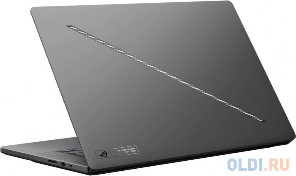 Ноутбук Asus ROG Zephyrus G16 GU605MV-QR169 Core Ultra 7 155H 16Gb SSD1Tb NVIDIA GeForce RTX4060 8Gb 16" IPS 2.5K (2560x1600) noOS grey WiFi BT C