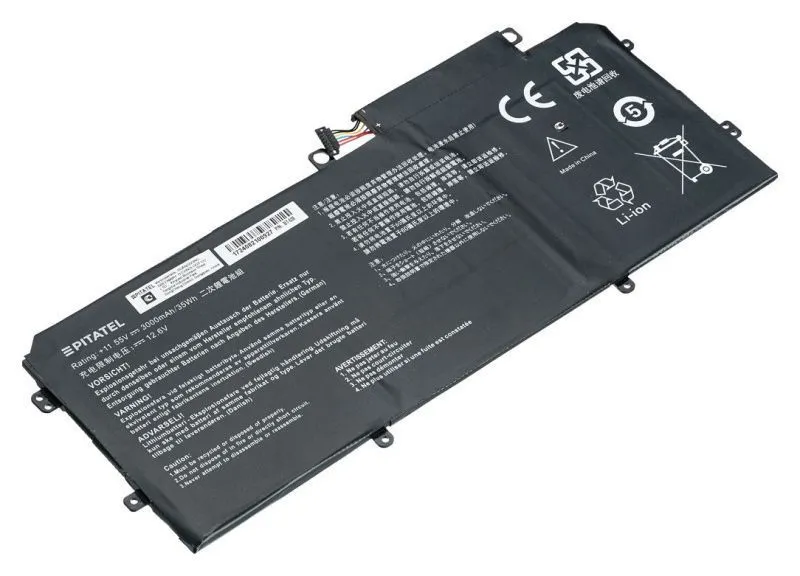 Аккумуляторная батарея Pitatel для Asus UX360CA ZenBook Flip, 11.6V, 3000mAh, черный ( BT-538)