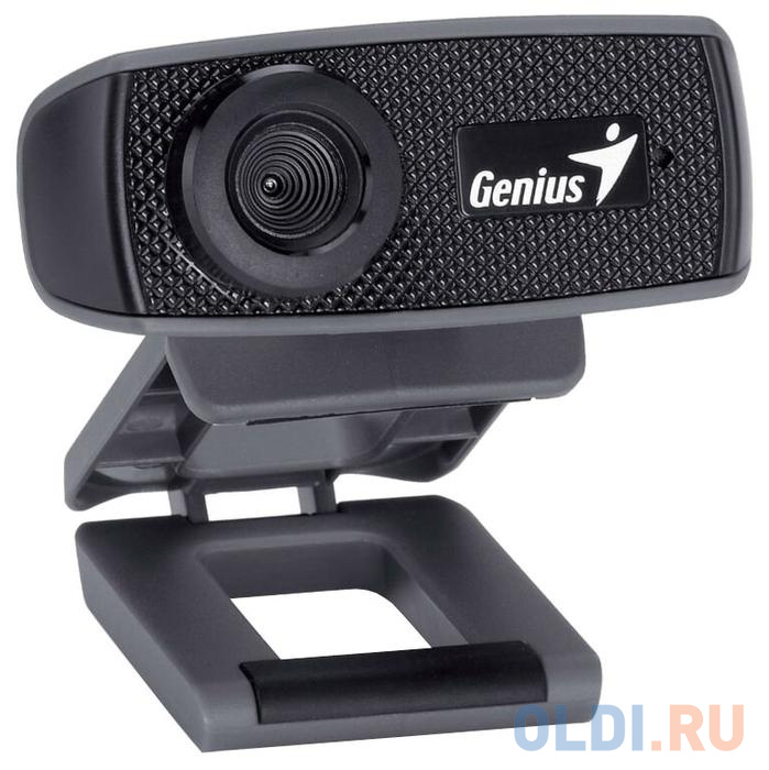 Web-Camera GENIUS FaceCam 1000X v2, 720p, 30 fps, bulld-in microphone, manual focus. Black