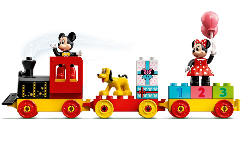 Конструктор Lego Duplo Праздничный поезд Микки и Минни 22 дет. 10941