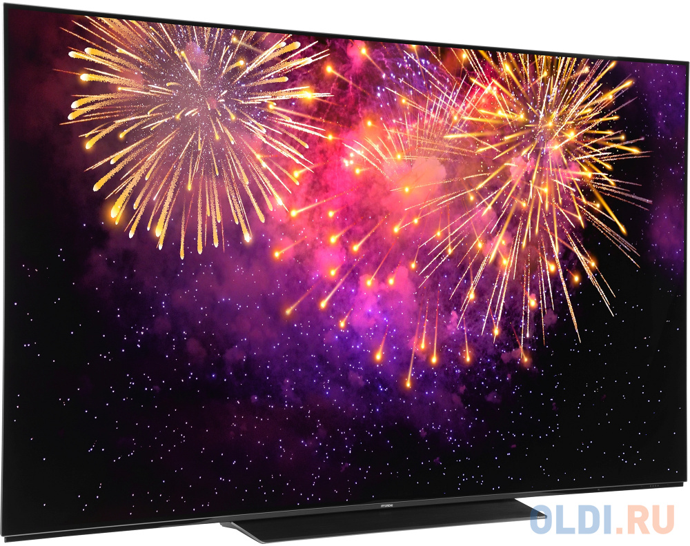 Телевизор OLED Hyundai 65" H-LED65OBU7700 Android TV Frameless черный/черный 4K Ultra HD 120Hz DVB-T DVB-T2 DVB-C DVB-S DVB-S2 USB WiFi Smart TV