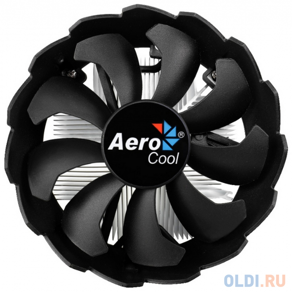 Кулер Aerocool BAS , INTEL, TDP 100W, screws, 122x122x63mm, 1200rpm, LGA 1150/1151/1155/1156 в Москвe