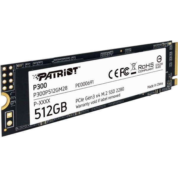 Накопитель SSD Patriot 512Gb P300 (P300P512GM28) в Москвe