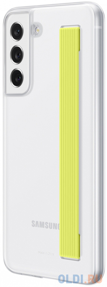 Чехол (клип-кейс) Samsung для Samsung Galaxy S21 FE Slim Strap Cover белый (EF-XG990CWEGRU)