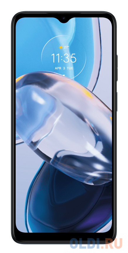 Смартфон Motorola XT2239-7 e22 32Gb 3Gb черный моноблок 3G 4G 6.5" 1600x720 Android 12 50Mpix 802.11 ac NFC GPS GSM900/1800 GSM1900 TouchSc Prote