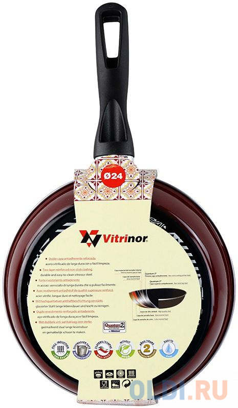 Сковорода Vitrinor Authentique Burgundy 24
