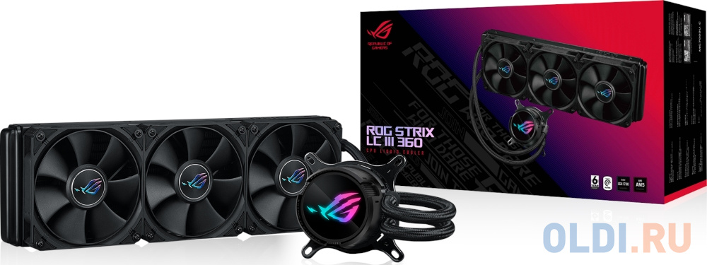 Жидкостная система охлаждения ASUS ROG STRIX LC III 360 /AIO COOLER,ASETEK,SIGRID V2, ARGB