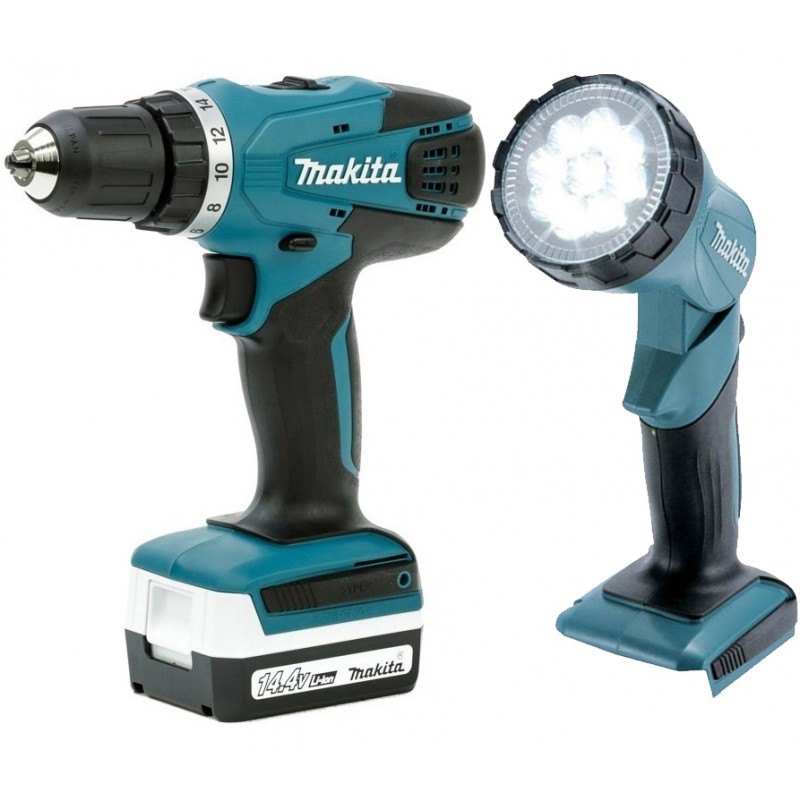 Дрель аккумуляторная Makita DF347DWLE в Москвe