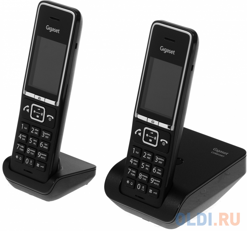 Радиотелефон Gigaset Comfort 550 DUO RUS,  черный [l36852-h3001-s304]