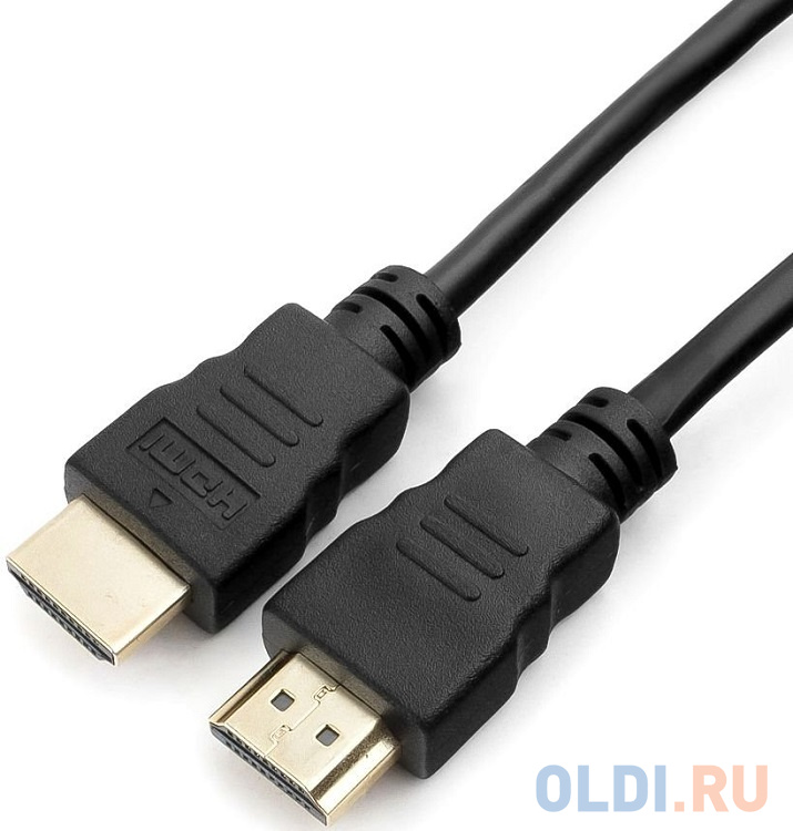 Кабель HDMI Гарнизон 5м, v1.4, M/M, черный, пакет (GCC-HDMI-5М)