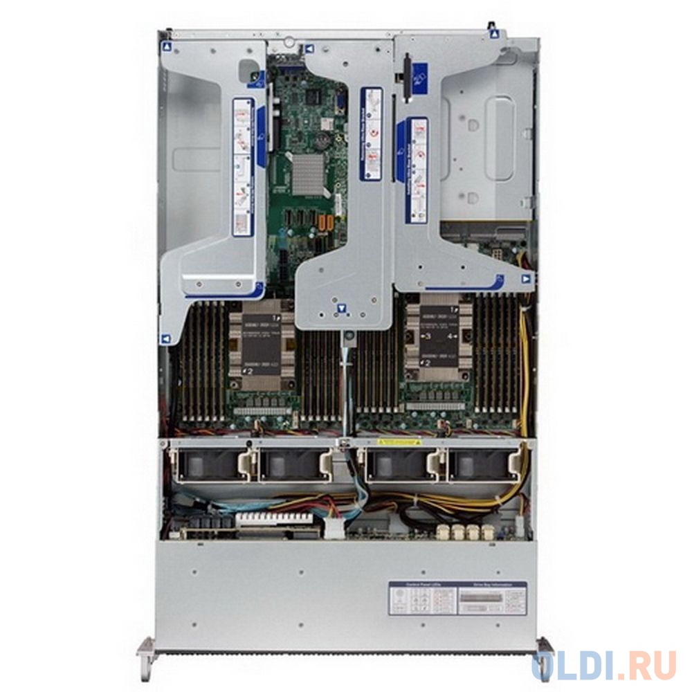 Платформа системного блока SuperMicro SYS-2029U-TR4-FT019 2U, 2xLGA3647 (up to 205W), iC621 (X121PU), 24xDDR4, up to 24x2.5 SAS/SATA, 4x 1000GBase-T (