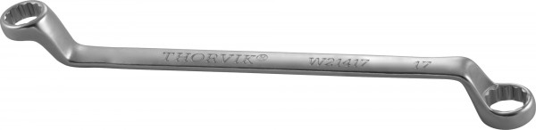 Ключ гаечный накидной изогнутый 19x22 мм, CrV, кованый, Thorvik ARC W21922 (52562)