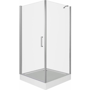 Душевой уголок Good Door Fantasy CR 80x80 с поддоном, прозрачный, хром