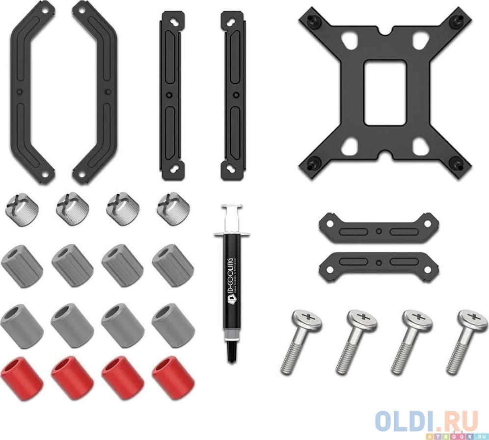 Вентилятор для процессора ID-COOLING IS-37-XT  Socket AM4/AM5/115X/1200/1700/1851, 92mm, 3600rpm, 35.8 дБ, 95W, PWM 4-pin, Al-Cu (IS-37-XT BLACK)