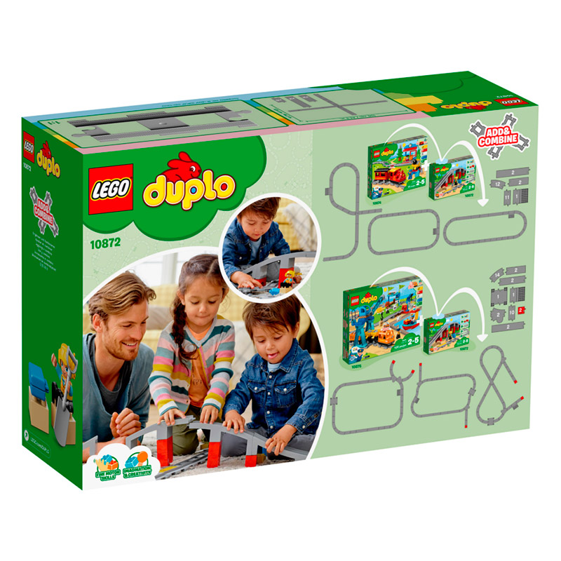 Конструктор Lego Duplo Железнодорожный мост 26 дет. 10872